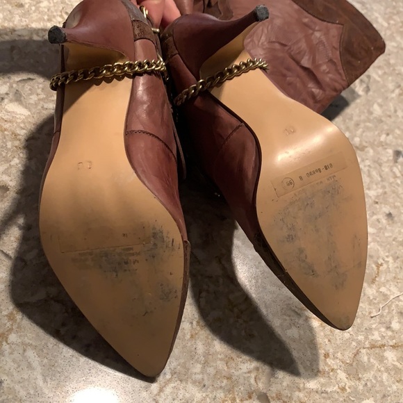 Wild Pair brown heeled boots - Picture 6 of 7